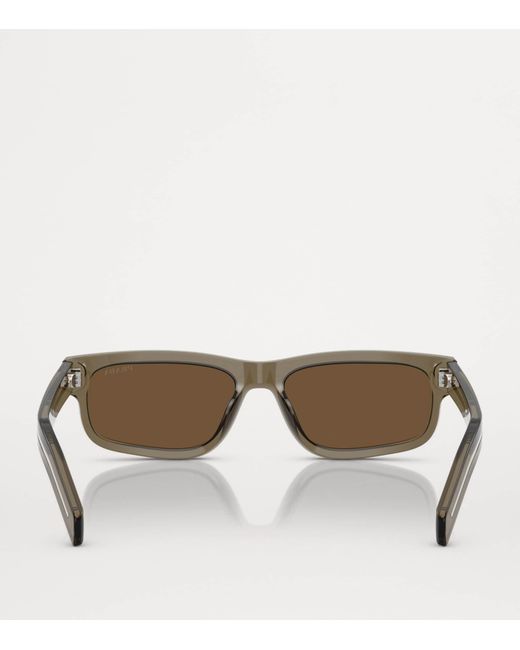 Prada Brown Acetate Prb11S Sunglasses for men