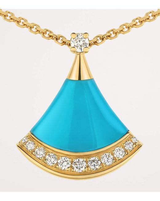 BVLGARI Blue Rose, Diamond And Divas' Dream Necklace