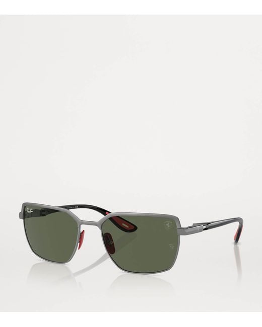 Ray-Ban Green X Scuderia Ferrari Rb3743M Collection Sunglasses