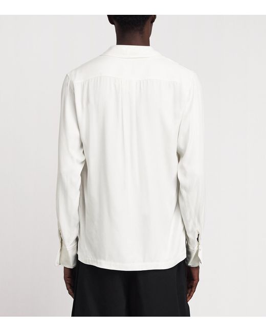 Sandro White Tunic-Effect Shirt for men