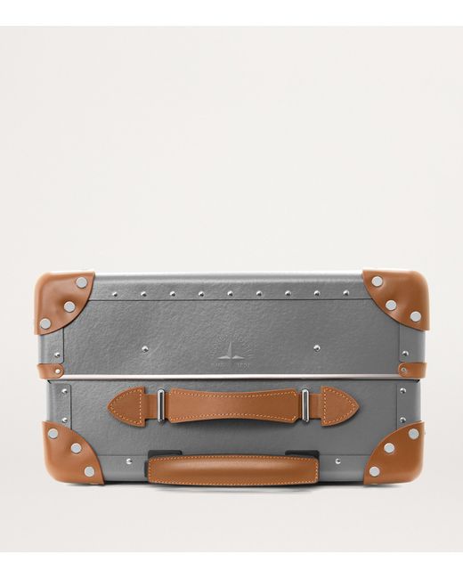 Globe-Trotter Gray Centenary 4-Wheel Suitcase
