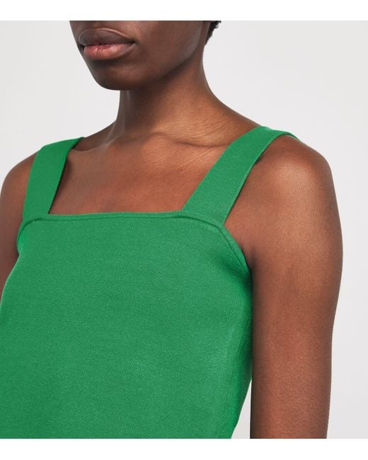 Maje Green Knitted Crop Top
