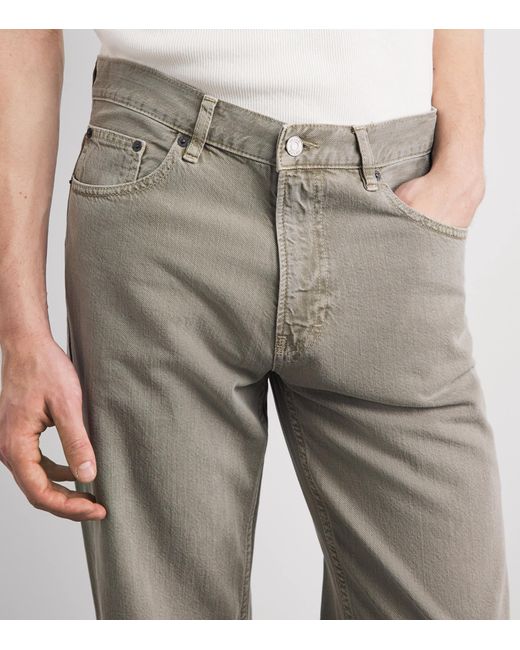 FRAME Gray Relaxed Jeans for men