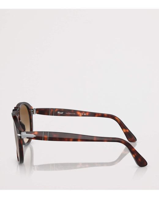 Persol Brown Original Pilot Sunglasses for men