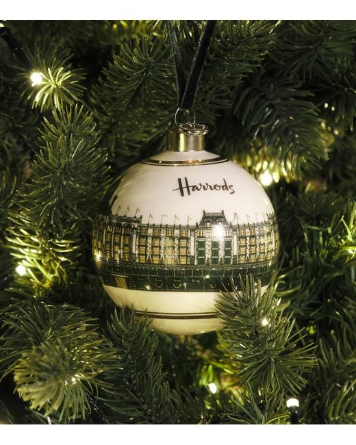 Harrods Metallic Knightsbridge Building Bauble