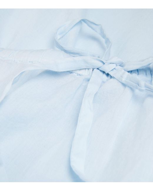 Skin Blue Organic Cotton Banks Pyjama Bottoms