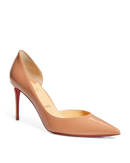 Christian Louboutin Pink Iriza Patent Leather Pumps 85