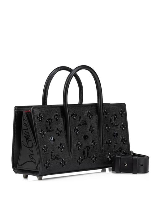 Christian Louboutin Black Paloma Leather Baguette Bag