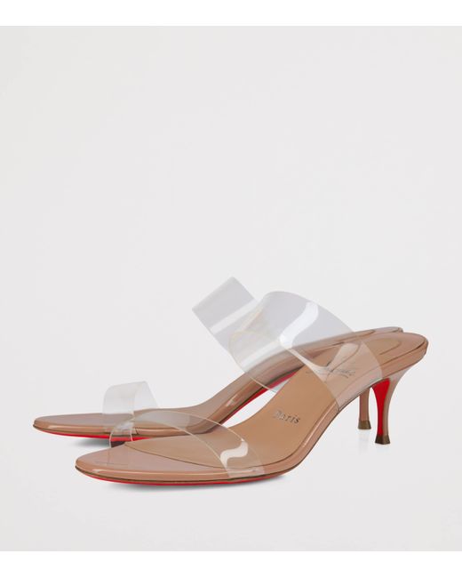 Christian Louboutin Pink Just Nothing Leather Heeled Sandals 55