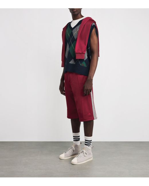 Adidas Red X Wales Bonner Collegiate Shorts for men