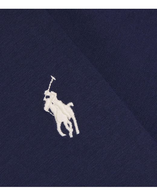Polo Ralph Lauren Blue Cotton Logo T-Shirt for men