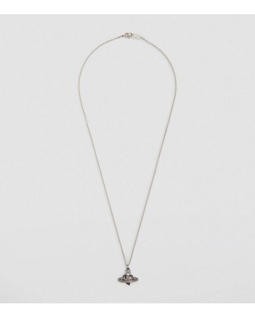 Vivienne Westwood Diamante Heart Pendant Necklace in