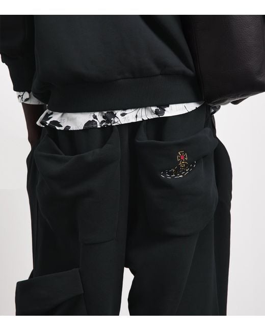 Vivienne Westwood Black Cotton Achilles Sweatpants for men