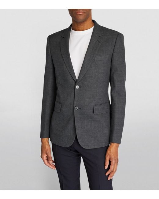 Sandro Black Wool Suit Jacket for men