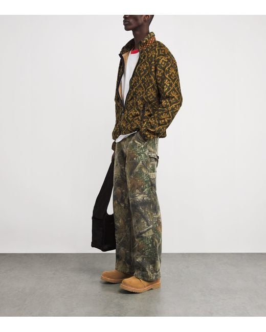Kapital Green Fleece Yosemite Jacket for men