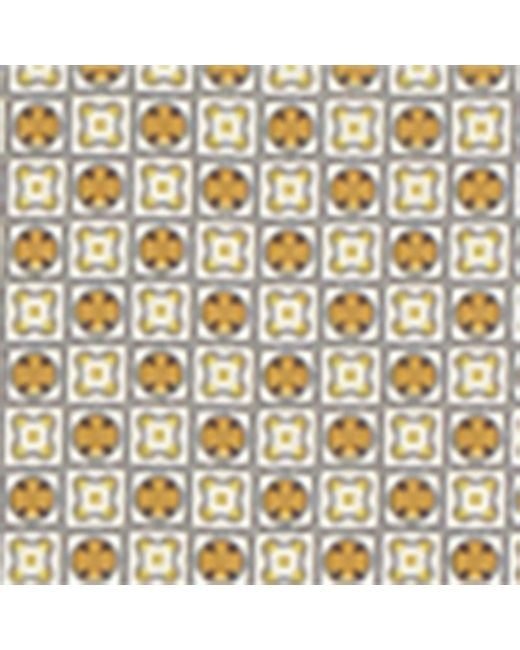 Saint Laurent White Silk Geometric Print Scarf