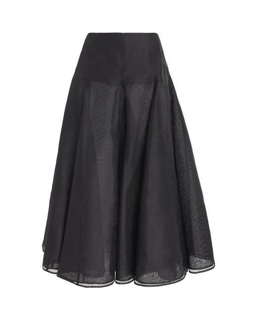 Herskind Black Greta Silk Skirt