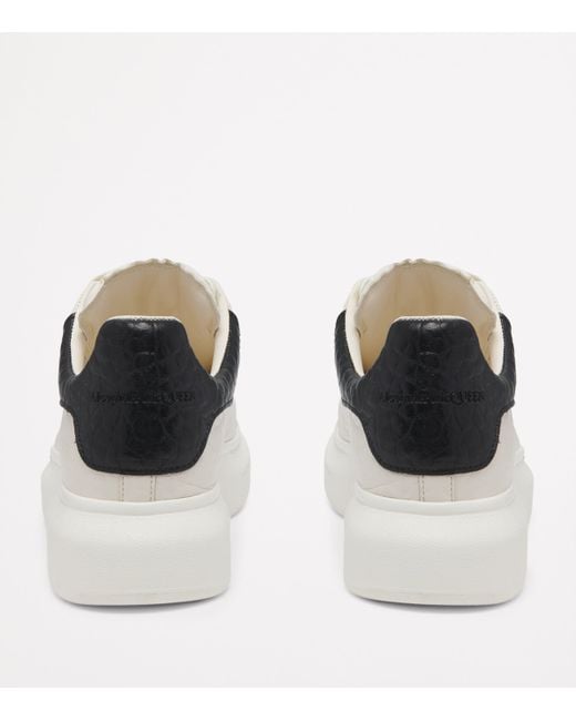 McQueen White Leather Oversized Sneakers