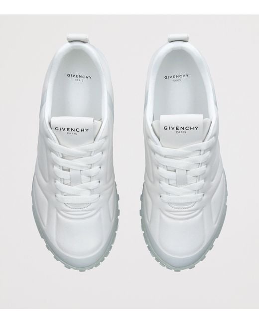 Givenchy White Leather Glide Sneakers for men