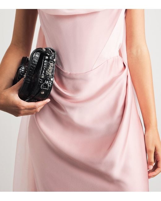 Vivienne Westwood Pink Galaxy Cape Gown