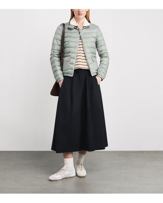 Moncler Gray Lans Short Down Jacket