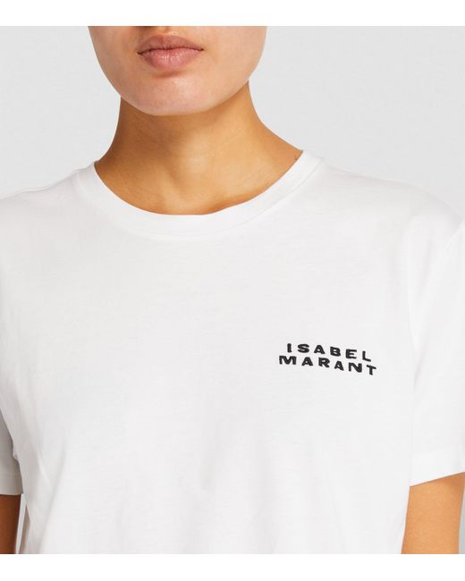 Isabel Marant White Logo Print Vidal T-shirt