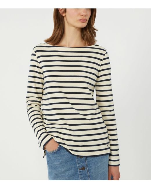 Weekend by Maxmara Black Cotton Stripe Sweater