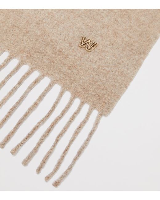 Weekend by Maxmara Natural Wool Scarf