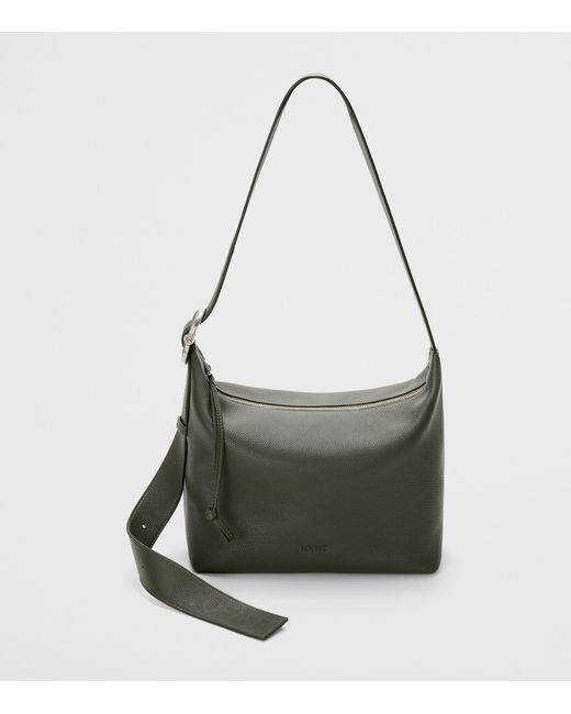Loewe Metallic Leather Loop Shoulder Bag for men