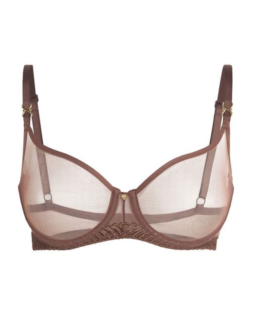 Aubade Natural Sheer Emotion Underwired Half-Cup Bra