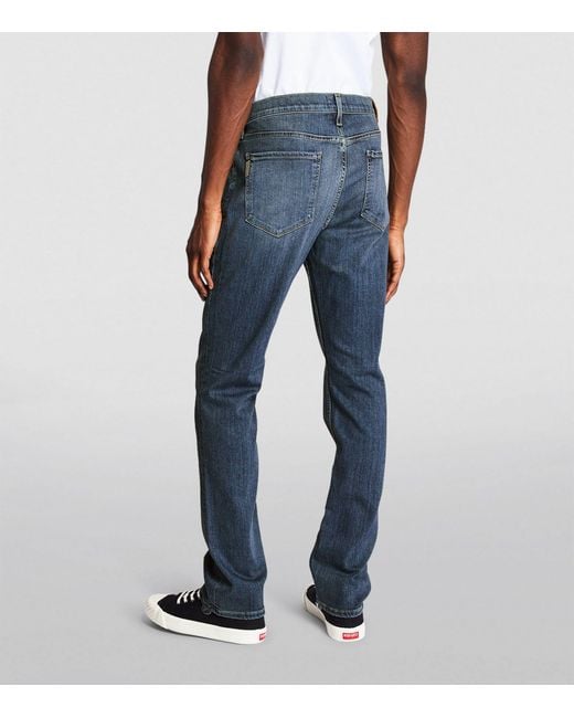 PAIGE Blue Normandie Straight Jeans for men