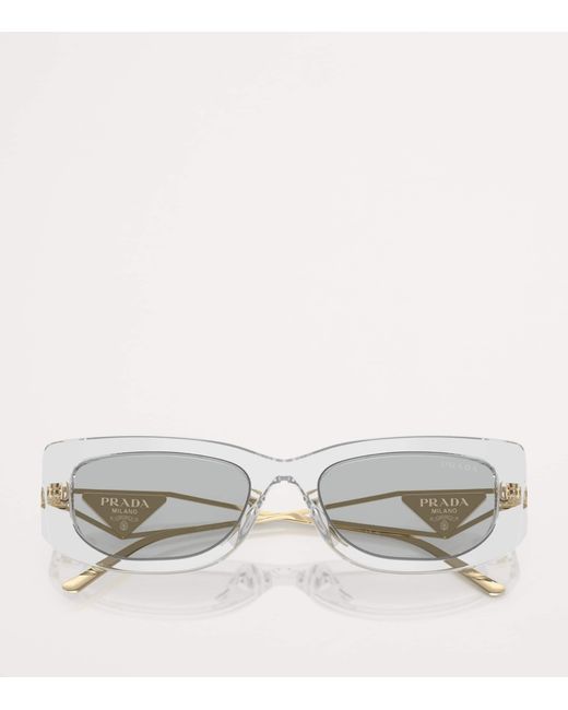 Prada Metallic Injected 14Ys Gry Shn Gry