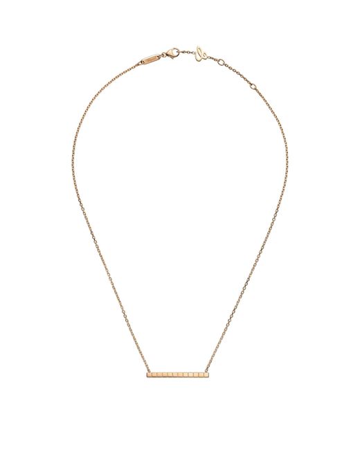 Chopard Metallic Ice Cube Necklace