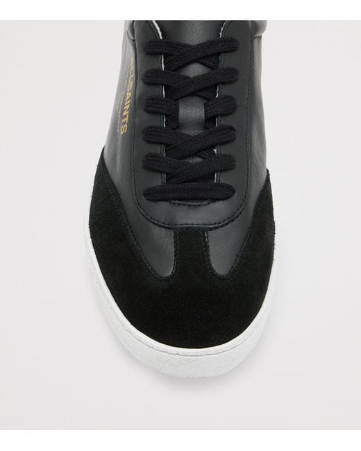 AllSaints Black Leather Thelma Sneakers