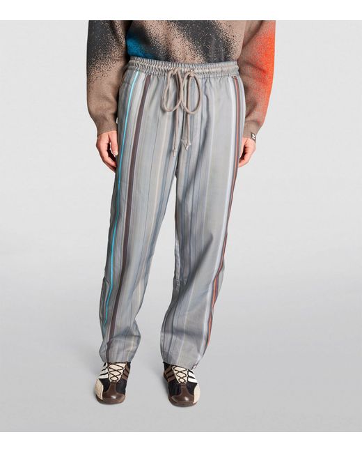Adidas Gray X Song For The Mute Striped Sweatpants for men