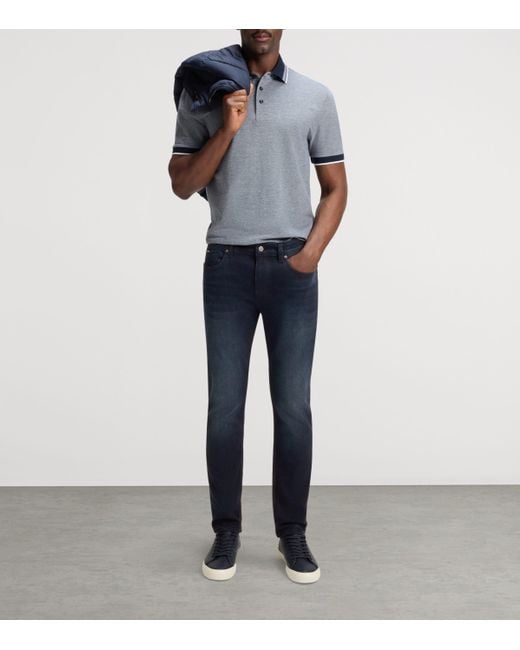 Boss Blue Delaware Slim Jeans for men