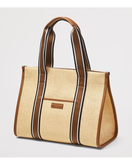 Aspinal Natural Raffia Henley Tote Bag