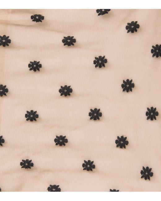 Wolford White Daisy Tights