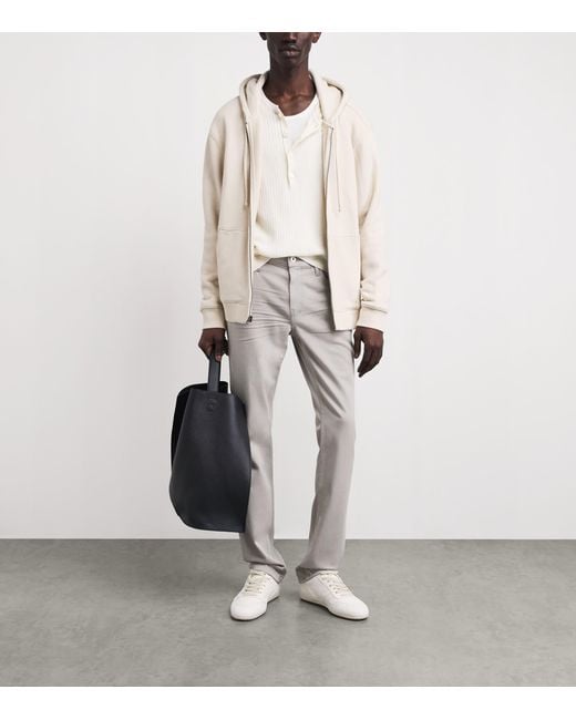 PAIGE Gray Federal Slim-Straight Jeans for men