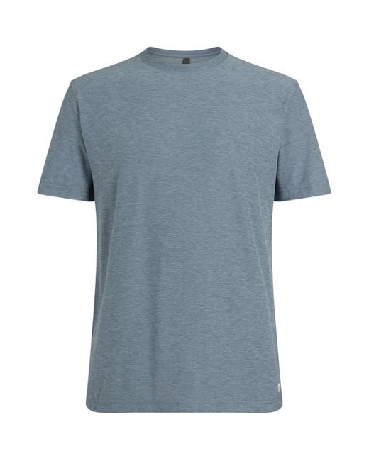vuori Blue Strato Tech T-Shirt for men