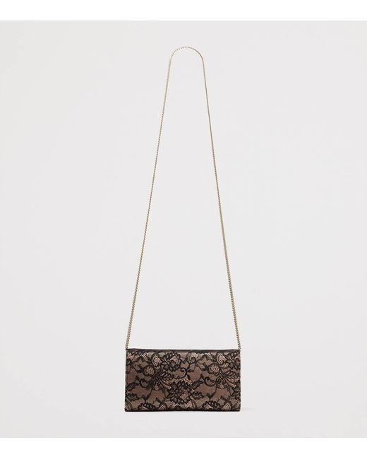 Jimmy Choo Metallic Lace Emmie Clutch Bag