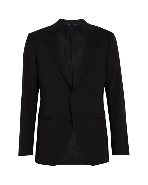 Giorgio Armani Black Wool Blazer for men