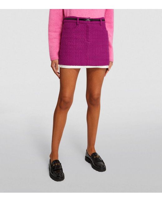 Maje tweed mini skirt 2025