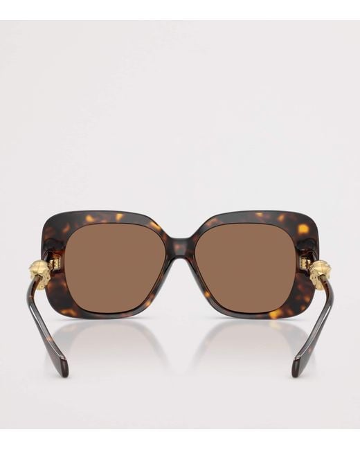 Versace Brown Injected Ve4499U Square Sunglasses