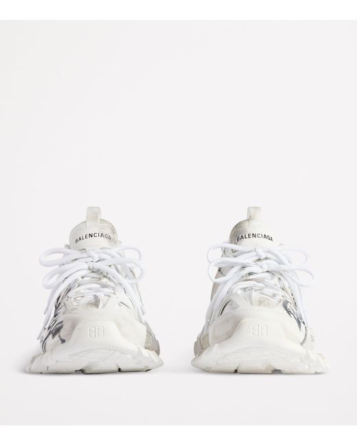 Balenciaga White Track Signature Sneaker