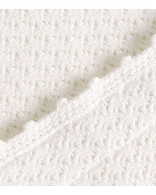 Posse White Knitted Helena Shorts