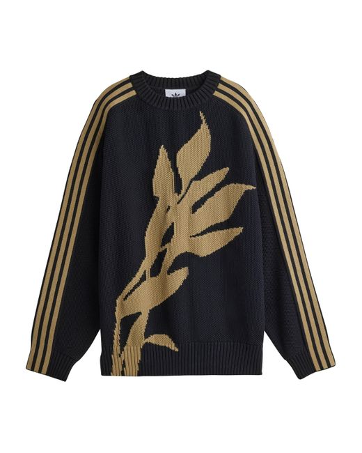 Adidas Black X Song For The Mute Cotton Flower Sweater