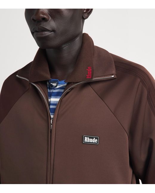 Rhude Brown Madera Track Jacket for men