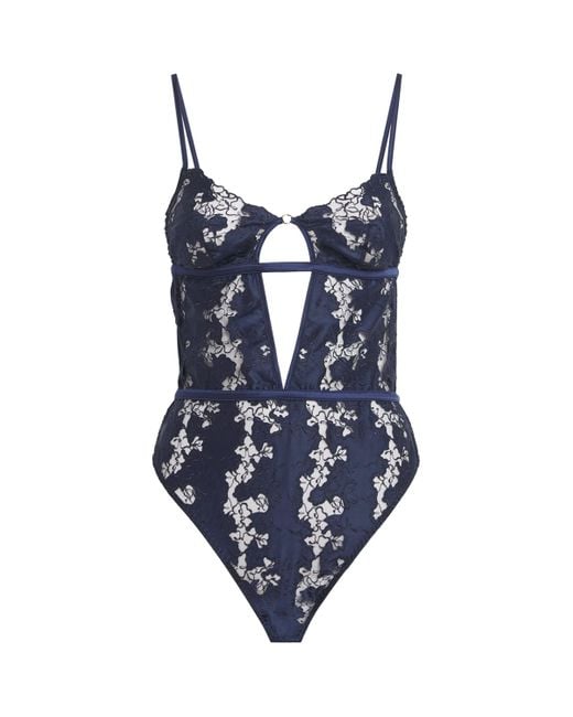Coco De Mer Blue Arella Bodysuit