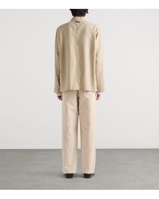 Prada Natural Linen Worker Jacket for men